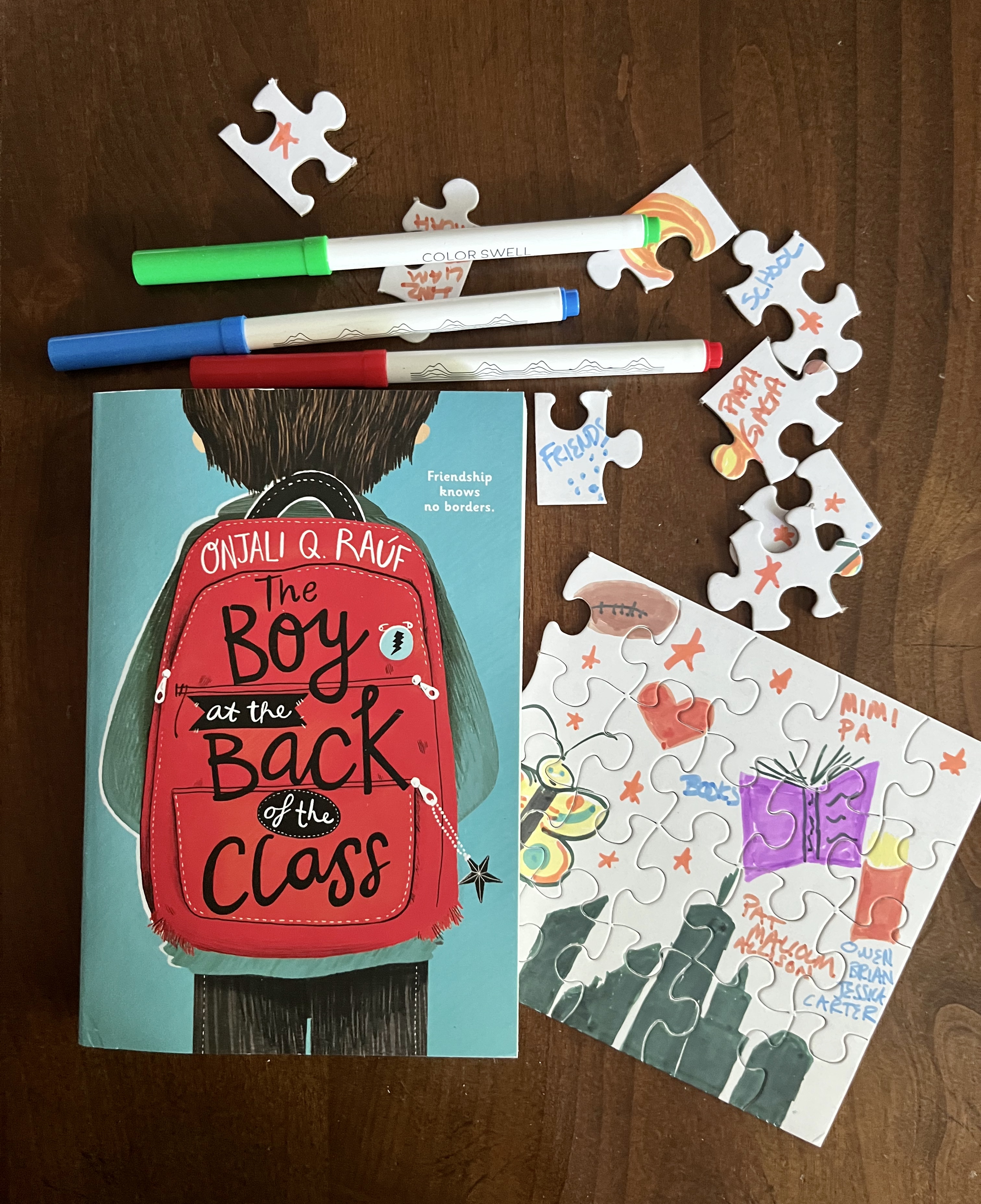 The Boy at the Back of the Class Chapter Book Activity Box