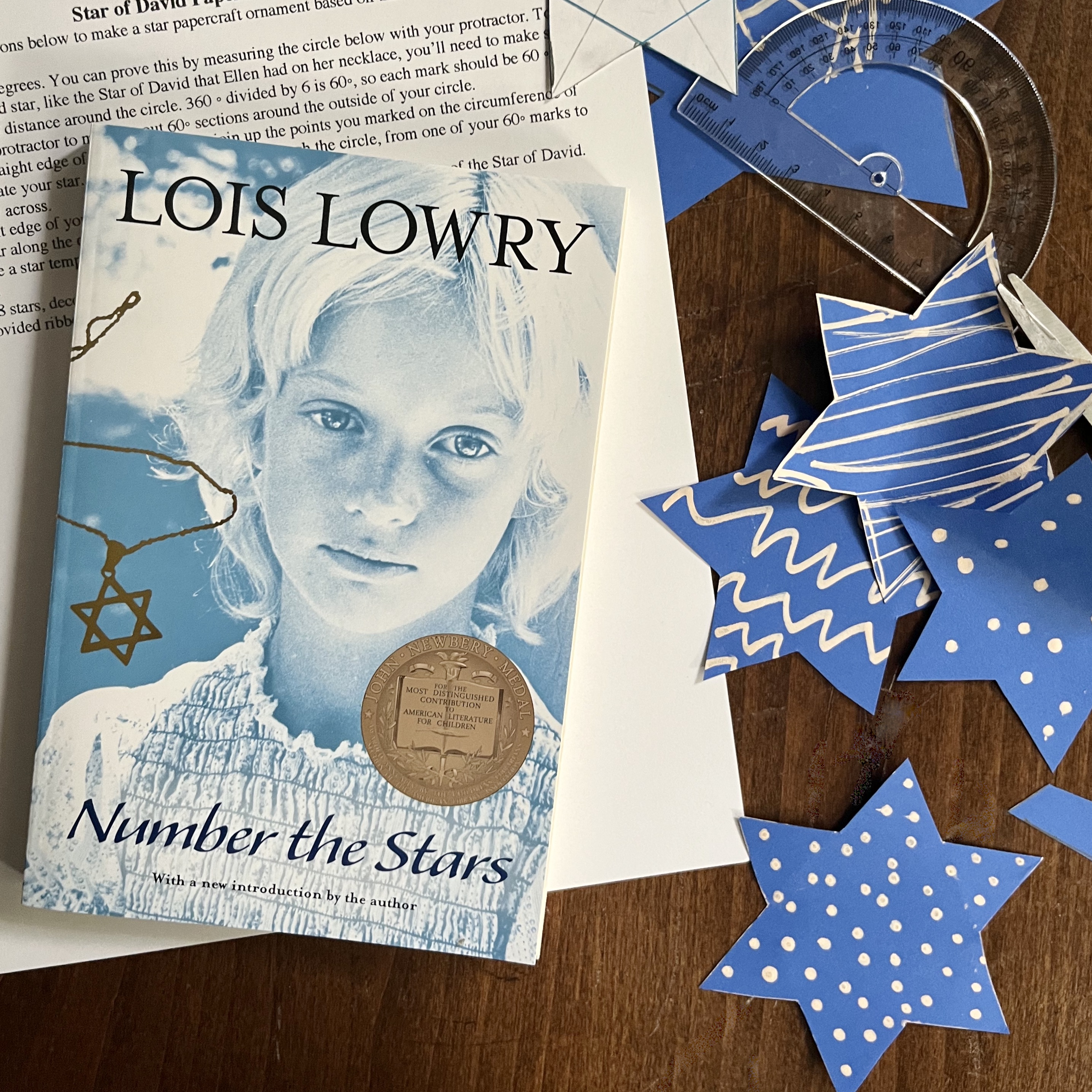 Number the Stars Chapter Book Activity Box